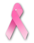 A breast cancer awareness ribbon